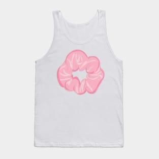 Cotton pink Scrunchie Tank Top